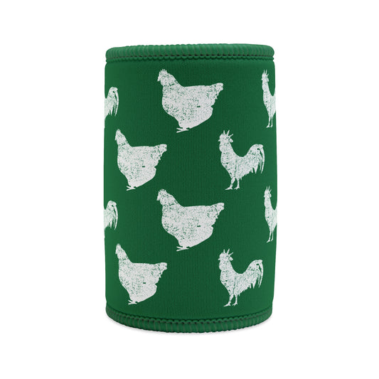 The Poodle and The Hen | Stubby Cooler with Hens and Cockerels
