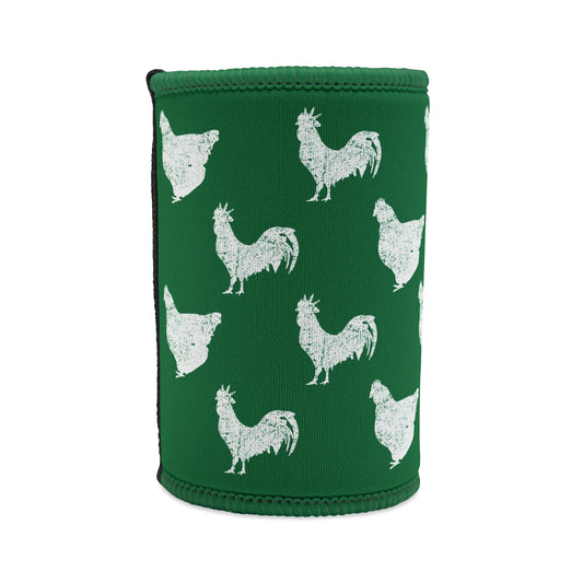 The Poodle and The Hen | Stubby Cooler with Hens and Cockerels