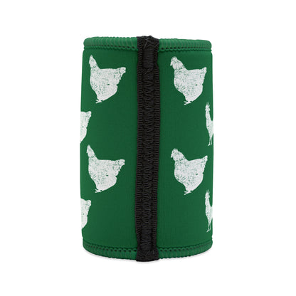 The Poodle and The Hen | Stubby Cooler with Hens and Cockerels
