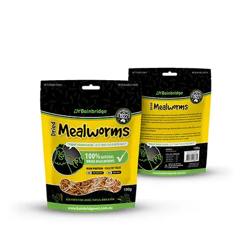 Premium Dried Mealworms for Chickens and Birds | High Protein, Nutritious Treats