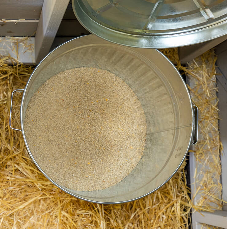 The Poodle and The Hen Starter Grower Chicken Feed in Container